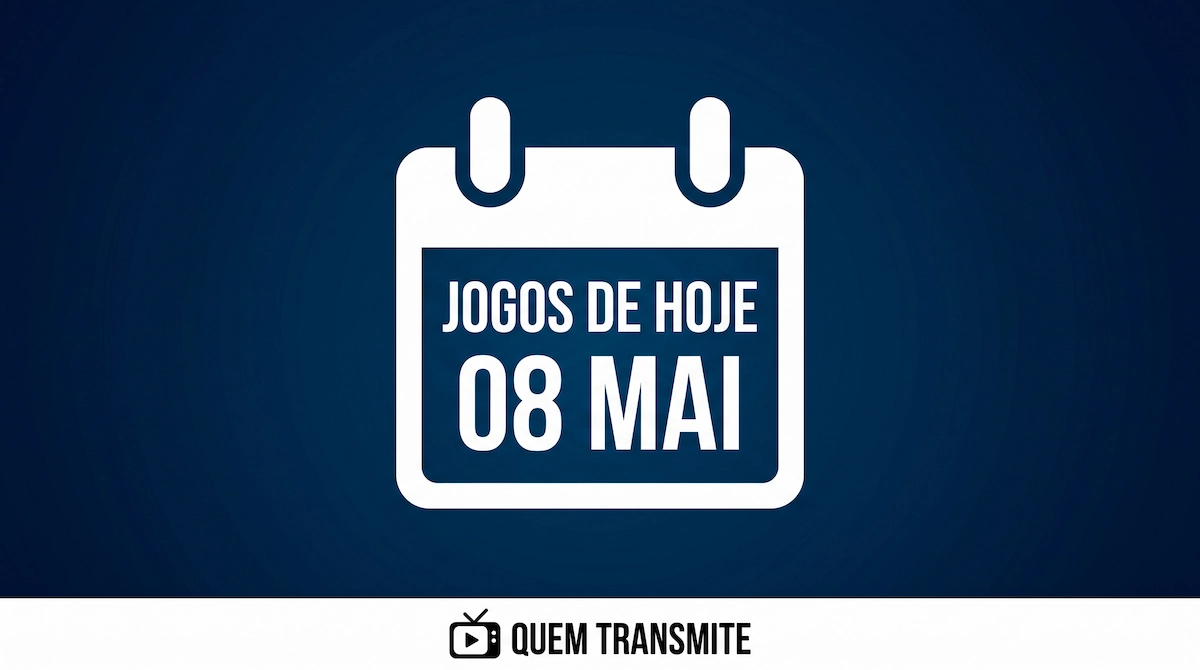 Confira onde assistir ao vivo os jogos desta sexta-feira – 8 de maio de 2026