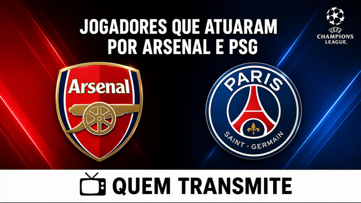 Antes da final da Champions: você se lembra quem são os cinco jogadores que vestiram as camisas de Arsenal e PSG?