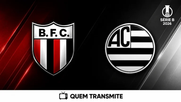 Escudos de Botafogo e Athletic no texto Botafogo x Athletic AO VIVO: onde passa e horário – Série B 2026