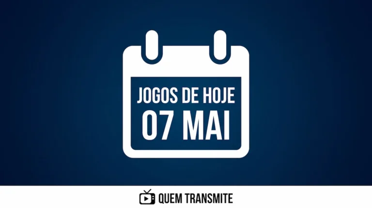 Confira onde assistir ao vivo os jogos desta quinta-feira – 7 de maio de 2026