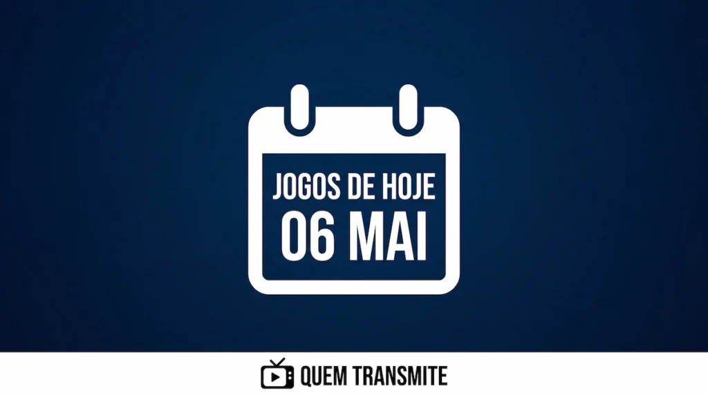 Confira onde assistir ao vivo os jogos desta quinta-feira – 7 de maio de 2026