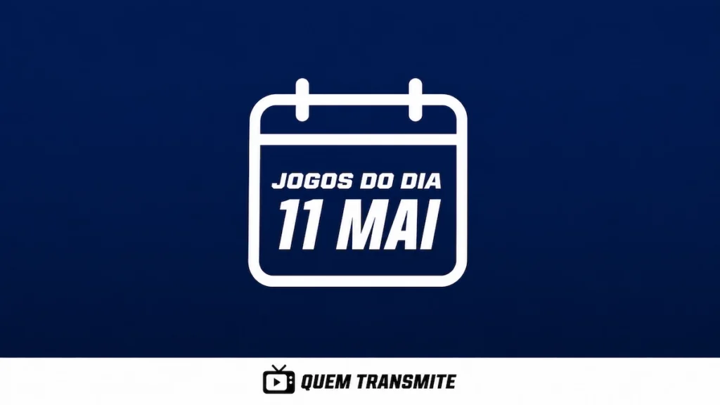 Confira onde assistir ao vivo os jogos desta segunda-feira – 11 de maio de 2026