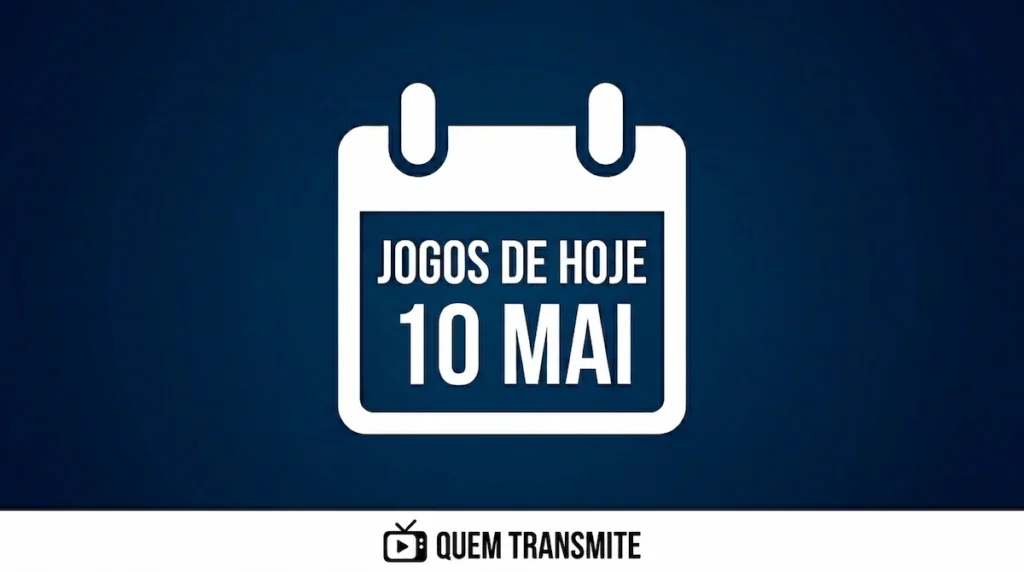 Confira onde assistir ao vivo os jogos deste domingo – 10 de maio de 2026