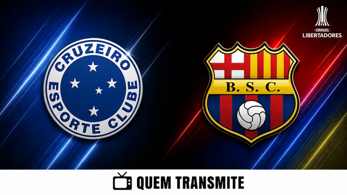 Cruzeiro x Barcelona de Guayaquil AO VIVO: onde passa e horário – Libertadores 2026