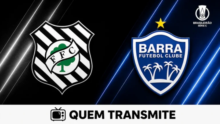 Figueirense x Barra: assista ao vivo com imagens - Série C 2026
