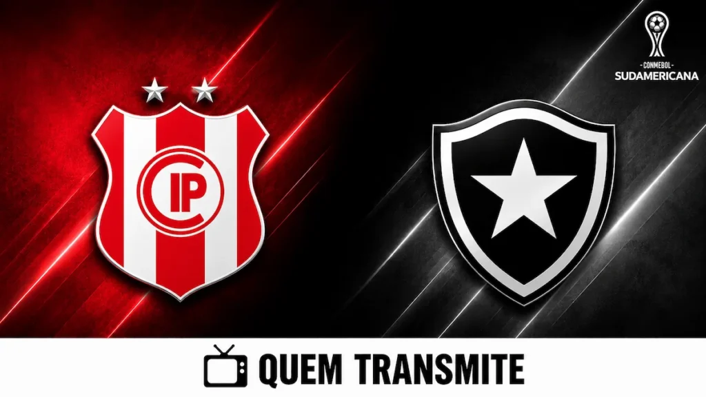 Escudos de Independiente Petrolero e Botafogo no texto Independiente Petrolero x Botafogo: veja onde assistir ao vivo e horário - Sul-Americana 2026
