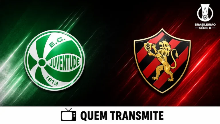Escudos de Juventude e Sport no texto Juventude x Sport: veja onde assistir ao vivo e horário - Série B 2026