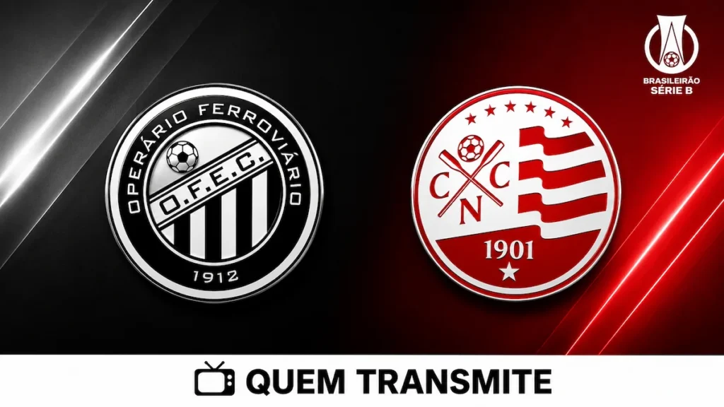 Escudos de Operário e Náutico no texto Operário x Náutico: veja onde assistir ao vivo e horário - Série B 2026