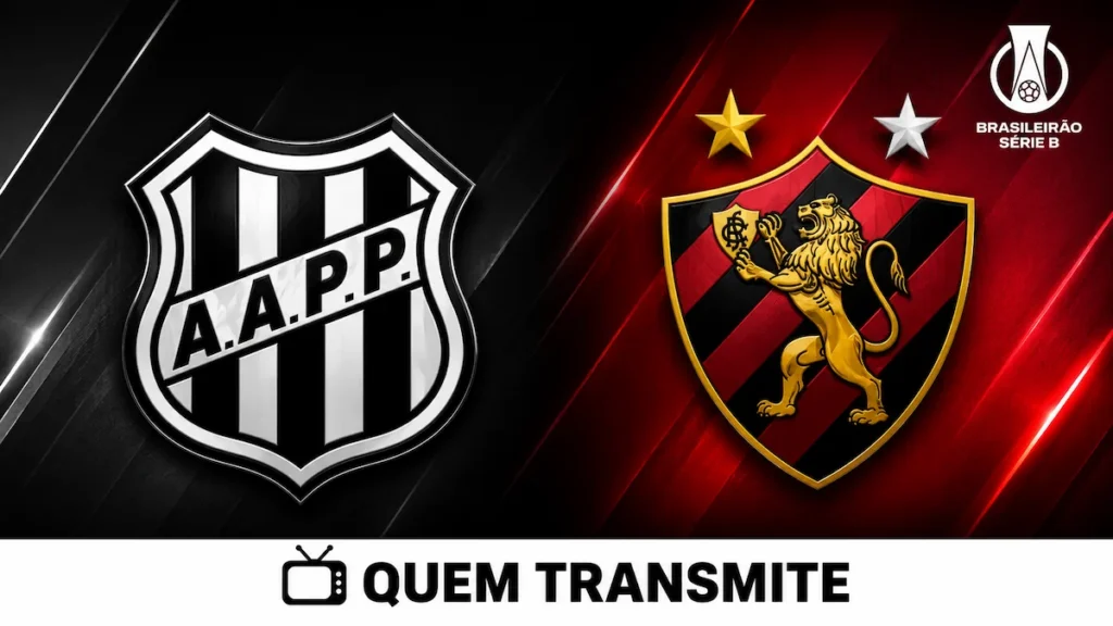 Escudos de Ponte Preta e Sport no texto Ponte Preta x Sport: veja onde assistir ao vivo e horário - Série B 2026