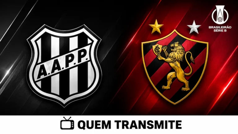 Escudos de Ponte Preta e Sport no texto Ponte Preta x Sport: veja onde assistir ao vivo e horário - Série B 2026