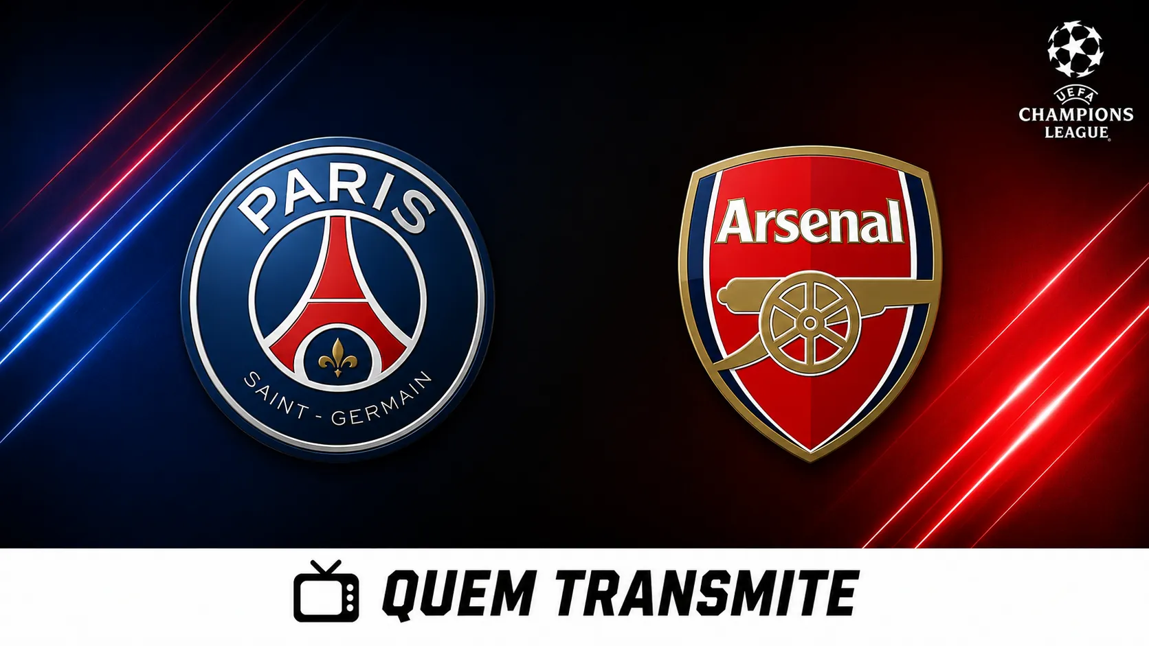 PSG x Arsenal AO VIVO: onde passa e horário – Final da Champions League 25/26