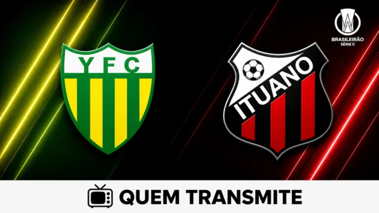 Ypiranga x Ituano: assista ao vivo com imagens - Série C 2026