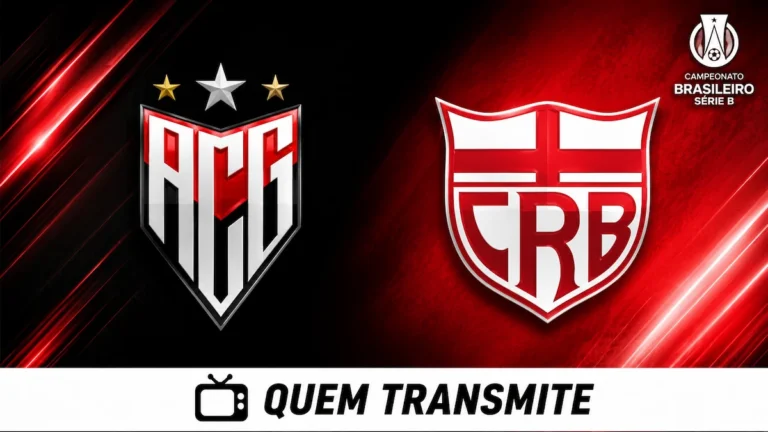 Escudos de Atlético-GO e CRB no texto Atlético-GO x CRB AO VIVO: onde passa e horário – Série B 2026
