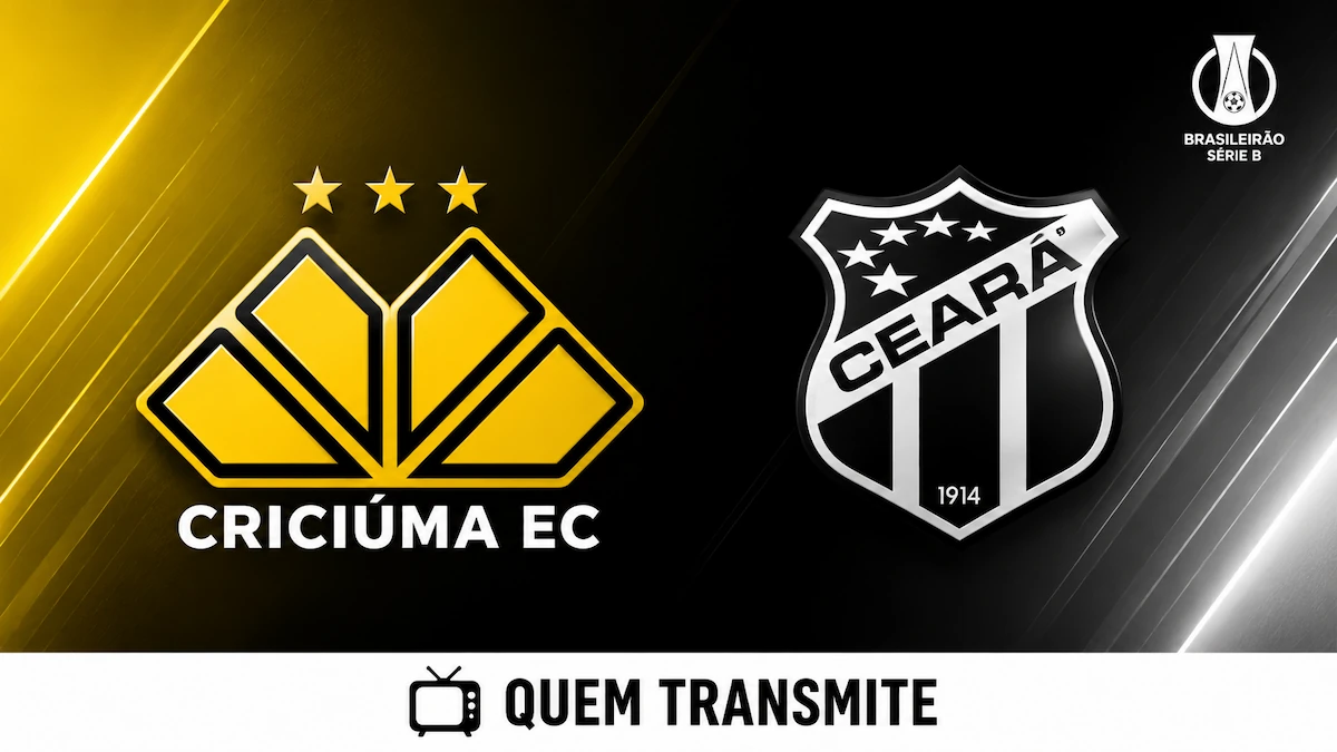 Criciúma x Ceará AO VIVO: onde passa e horário – Série B 2026