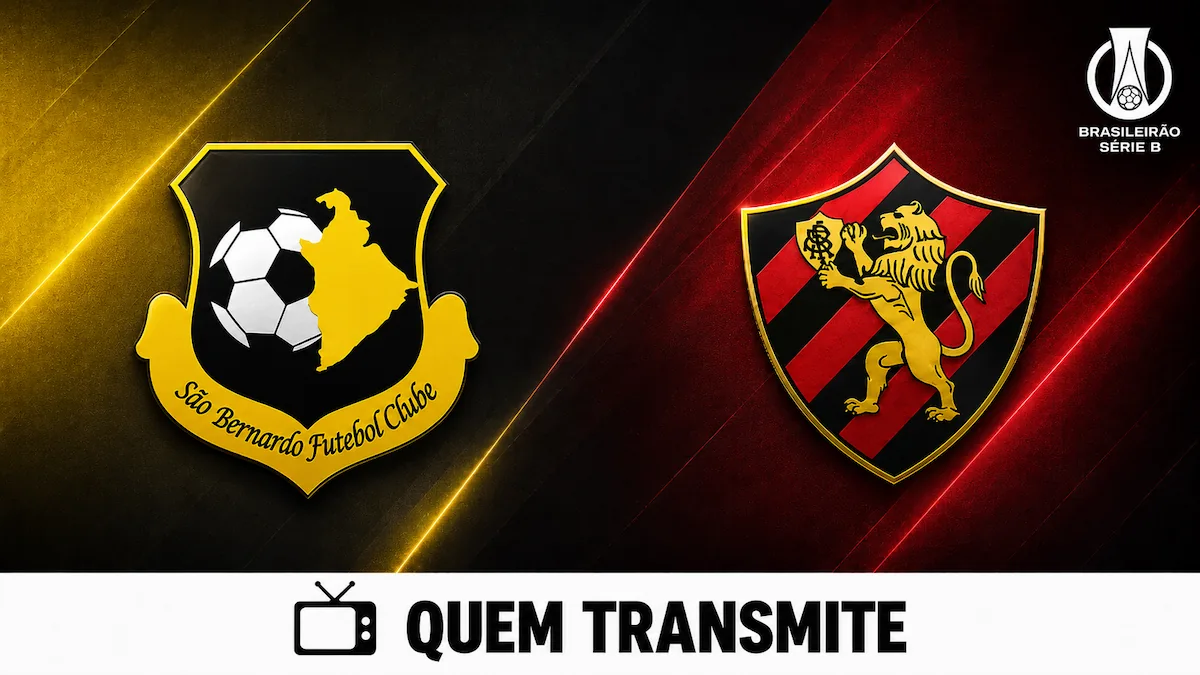 São Bernardo x Sport AO VIVO: onde passa e horário – Série B 2026