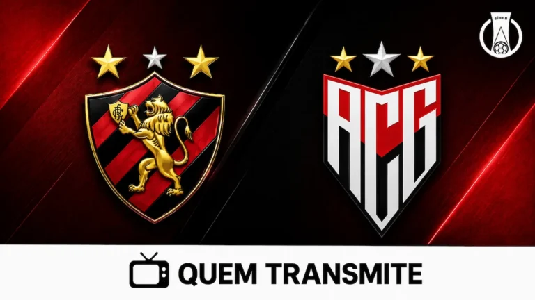 Escudos de Sport e Atlético-GO no texto Sport x Atlético-GO AO VIVO: onde passa e horário – Série B 2026